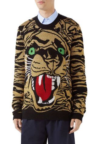 gucci sweater tiger|gucci tiger brooch.